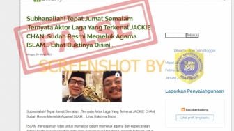 CEK FAKTA: Benarkah Jackie Chan Menjadi Mualaf?