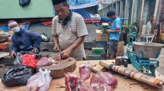 Pedagang Khawatir, Jelang Lebaran Harga Daging Melambung Hingga Rp170 Ribu Per Kilogram