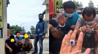 Viral! Aksi Joget Tiga Tahanan Jongkok dan Tangan Diborgol Tuai Perdebatan: Joget TikTok Sebelum Masuk Sel