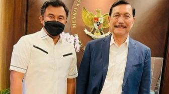 Bertemu Luhut, Bupati Dharmasraya Makin Optimis Tol Penghubung Dibangun 2023