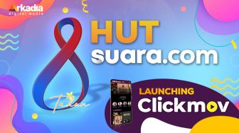 LIVE STREAMING: Perayaan HUT 8 Suara dan Launching Clickmov