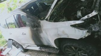 Ada Indikasi Teror, Mobil Milik Wakil Bendahara Nahdlatul Ulama Jawa Barat Hangus Terbakar