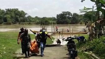Setelah Tiga Hari Pencarian, Kakek Korban Tenggelam di Bengawan Solo Bojonegoro Ditemukan