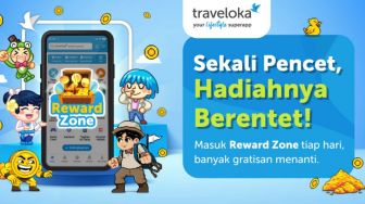 Ingin Rebahan Produktif? Yuk, Mainkan Reward Zone di Traveloka!