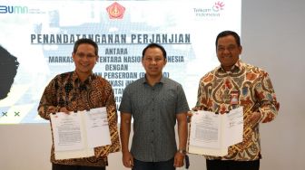 Perkuat Komunikasi di Perbatasan, Telkom dan TNI Jalin Sinergi Layanan Transponder Satelit