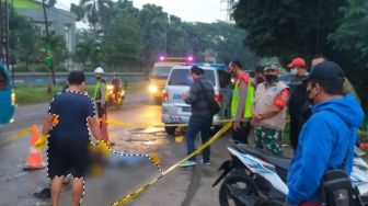 Warga Bogor Dibuat Geger, Ada Pemotor Tewas di Klapanunggal, Belati Menancap di Punggung