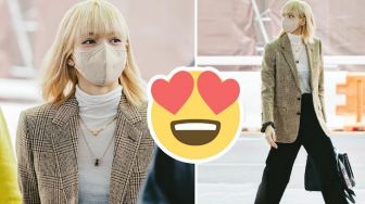 Gaya Busana Lisa BLACKPINK  saat di Bandara Menuju Paris Jadi Perbincangan Warganet