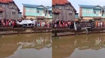 Diamuk Massa hingga Ditenggelamkan ke Sungai Jerambah Geledek, Pengakuan RT: Avanza Tak Terkendali dan Tabrak Dua Warga