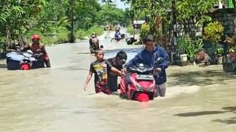 Lamongan Banjir Lagi, Sejumlah 29 Desa Terendam Luapan Sungai Bengawan Njero