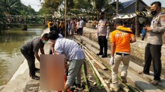 Asik Mancing, Warga Legok Tangerang Temukan Mayat Terbungkus Karung