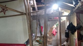 Sebanyak Tujuh Rumah Roboh Akibat Tanah Bergerak di Lebak, 41 Rumah Belum Direlokasi