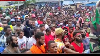 Demo Tolak DOB di Yahukimo Papua Berujung Ricuh, Dua Orang Tewas Tertembak, Lainnya Luka-luka