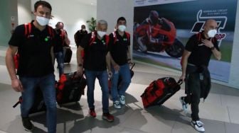 578 Kru dan Pebalap MotoGP Mandalika Telah Tiba di Lombok