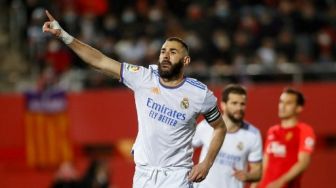 Hasil Liga Spanyol: Benzema Cetak Brace, Real Madrid Taklukkan Mallorca 3-0