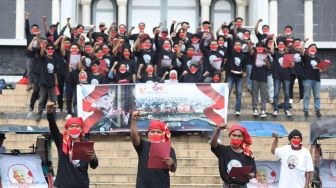 Mahasiswa dan Milenial di Sulsel Deklarasi Dukung Ganjar 2024