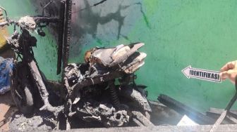Dapur Warga Sukawati Terbakar, Motor dan Sepeda Ikut Hangus