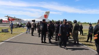 2 Pleton Brimob Dikirim ke Yahukimo Pasca Demo Ricuh Tolak Daerah Otonomi Baru Papua