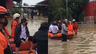VIRAL! Wali Kota Balikpapan Rahmad Mas&#039;ud Terjebak Banjir di Kotanya Sendiri, Warganet: Mantab