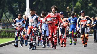 Sembari Menunggu Latihan Bebas 1 MotoGP Mandalika 2022, Simak Kilas Balik "Serbuan" Rider ke Istana Merdeka