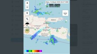 Cuaca Hari Ini, Surabaya Pagi Sudah Diguyur Hujan Ringan, Jatim Diramalkan Cerah Berawan