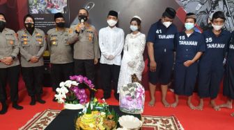 Cerita Napi di Semarang Menikah di Kantor Polisi, Ucapan Mempelai Wanita Bikin Haru