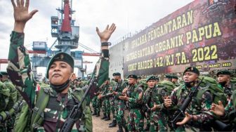 Lepas 400 Prajurit Yonif Raider 142/Ksatria Jaya ke Papua, Pangdam II Sriwijaya: Tugas yang Hendaknya Humanis