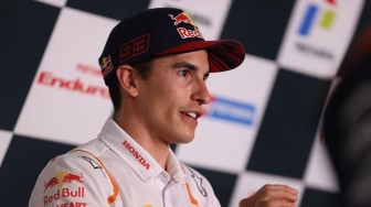 Marc Marquez Kuasai Lintasan Setengah Basah Sirkuit Mandalika pada FP 3 MotoGP Mandalika 2022