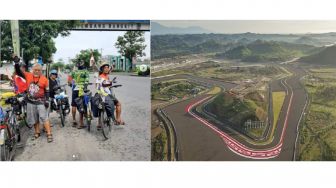 Demi Nonton MotoGP di Sirkuit Mandalika, Rombongan Pesepeda Rela Gowes dari Bandung Tempuh Ribuan Kilometer