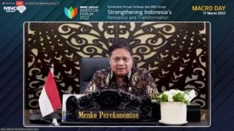 Luhut dan Airlangga Gaungkan Optimisme Pertumbuhan Ekonomi di Ajang MNC Group Investor Forum 2022