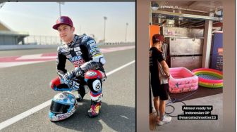 Persiapan Unik Pembalap Moto2 Marcel Schrotter Jelang MotoGP Mandalika 2022, Bawa Bak Mandi Bayi Karet