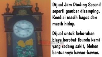 Demi Biaya Pengobatan Sang Ibu, Dani Hendak Jual Jam Dinding Peninggalan Almarhum Ayahnya, untung Masih Ada Orang Baik