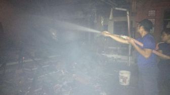 Bale Dangin Warga Gianyar Ludes Terbakar, Kerugian Rp150 Juta
