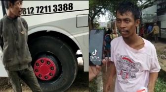 Viral Pria Numpang di Kolong Bus Tempuh Perjalanan dari Merak ke Tulang Bawang