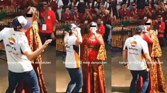 Benarkah Marc Marquez Goyang Dangdut saat Pembukaan MotoGP Mandalika? Yuk Cek Faktanya