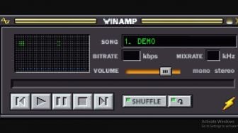 Tampilan Winamp Jadul Bakal Dijual dalam Bentuk NFT