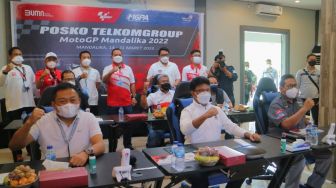 Kunjungi Posko Layanan, Menkominfo Apresiasi Kesigapan TelkomGroup Bangun Infrastruktur ICT Mandalika GP Series