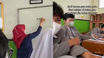 Usil! Siswa Masuk Kelas Lain Ikuti Pelajaran Pas Guru Sadar Auto Kena Tinju