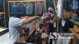 Distro Pakaian di Sukabumi Nekat Jual Miras, Begini Ujungnya