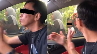 Pria Dengarkan Musik sambil Joget Agresif Dalam Mobil, Ekspresi Bocil Jadi Sorotan: Adek 'Takut Tambah Dewasa'