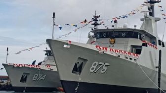Dua Kapal Perang TNI AL Karya Anak Bangsa Diluncurkan