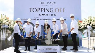 Apartemen The Parc SouthCity Telah Masuki Tahap Topping Off