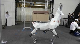 Heboh, Kawasaki Meracik Kendaraan Nyeleneh Bertampang Robot Kambing, Cocok untuk Teman Angkut Barang