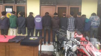 Geng Motor yang Acungkan Celurit di Parungkuda Diciduk Polisi, Warga Sukabumi Bahagia