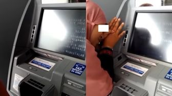 Viral Wanita Lemas Lihat Layar ATM, Saldo Rekening Ludes Dibobol Penipu Berkedok Undian Bank