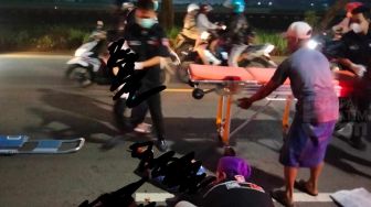 Kecelakaan Tragis di Pasuruan, Pemotor Ini Merintih Kaki Kananya Putus di Jalanan