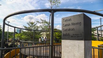 Melihat Indahnya Taman Samin Neong di Ciracas