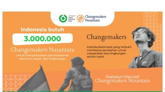 Gerakan Changemakers Nusantara  Demi Ciptakan Perubahan Nyata