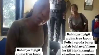 Viral Ibu-ibu Lapor Babinya Digigit Anjing, Polisi: Suruh Datang Itu Babinya ke Sini, Kita Visum di Puskesmas