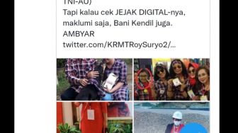 Roy Suryo Bongkar Jejak Digital Pawang Hujan Rara, Ada Foto Pakai Baju Kotak Kotak Pendukung Jokowi saat Pilpres