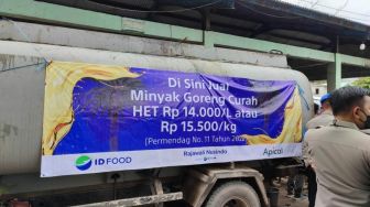 Permintaan Minyak Goreng Curah di Pasar Sepinggan Balikpapan Capai 32 Ton